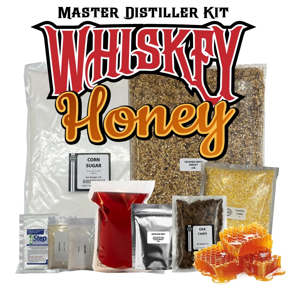 Kit De Fabrication De Whisky Au Miel Honey Whiskey – 5 Gallons, Niveau Avancé, Marque Home Brew Stuff, Neuf