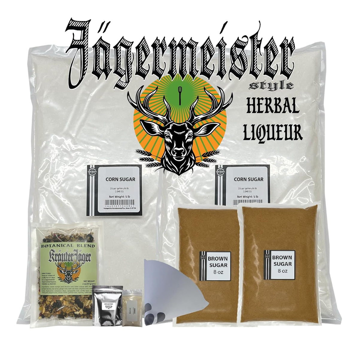 Jagerhammer Herbal Liqueur Recipe Kit – Jagermeister-style Dark