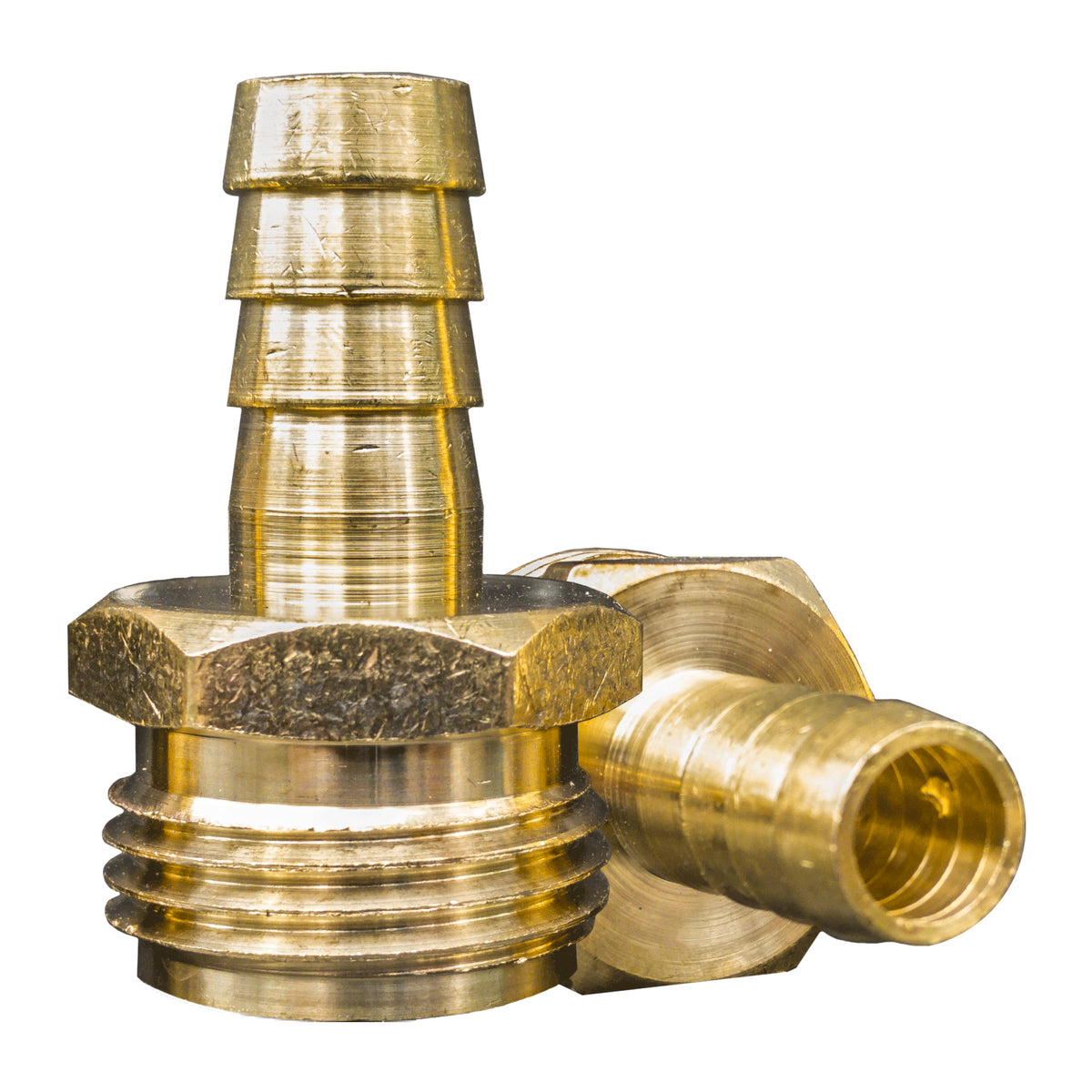 Male Garden Hose Thread (GHT) x 1/2" Barb Fitting Home Brew Stuff