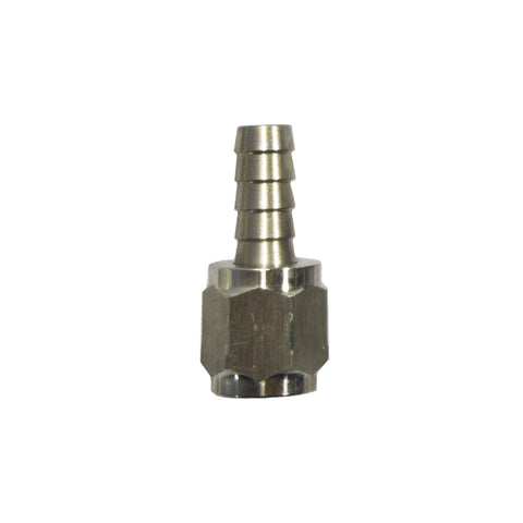 1/4" Barb X 1/4" FFL Flare Swivel Adapter Stainless Steel Fitting