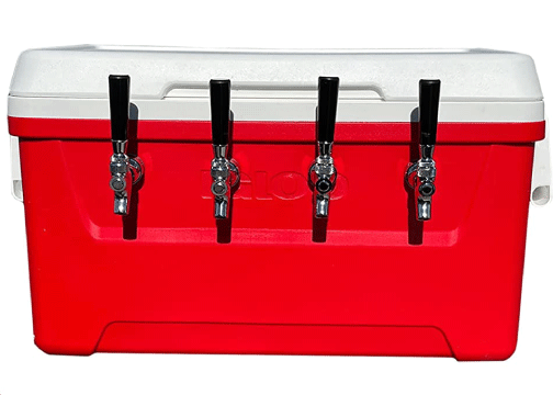 4 tap best sale jockey box