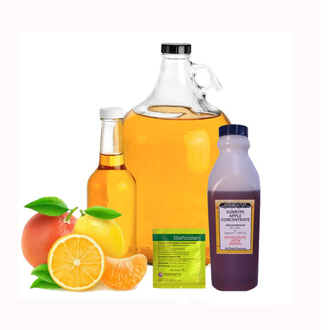 One Gallon Hard Citrus Blast Apple Cider Refill Kit