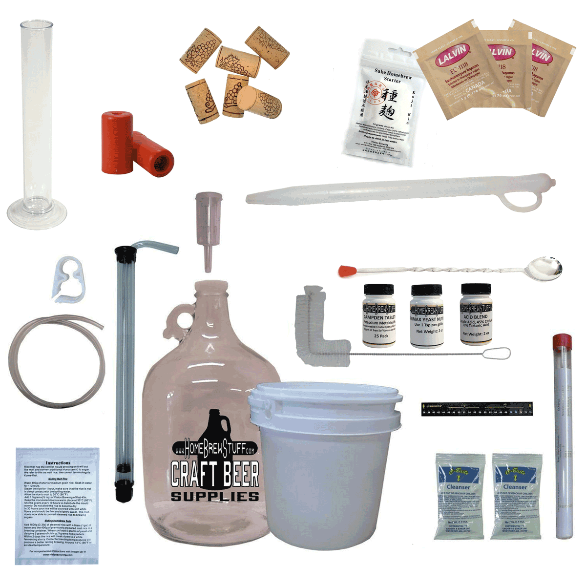 1 Gallon Nano-Meadery  One Gallon Premium Kit – Home Brew Stuff