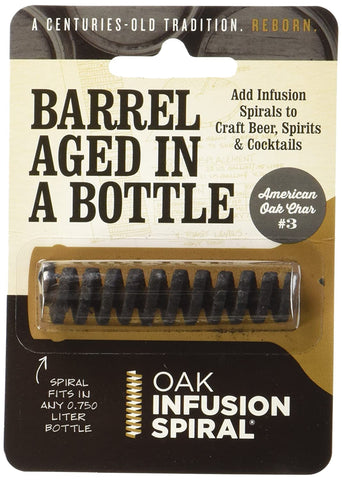 Barrel Aged in a Bottle Oak Infusion Spiral