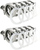 1.5" Sanitary Tri Clamp with Gasket - 10 Pack