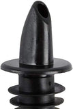 Free Flow Pourers, 2.5 x 1.25 Inch, 12 Count, Black