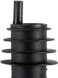 Free Flow Pourers, 2.5 x 1.25 Inch, 12 Count, Black