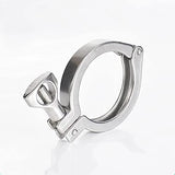 1.5" Sanitary Tri Clamp with Gasket - 10 Pack