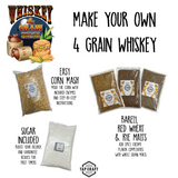 Complete Corn, Barley, Rye and Wheat Whiskey Fermentation Kit