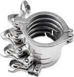 1.5" Sanitary Tri Clamp with Gasket - 10 Pack