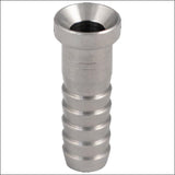 1/4" Barb X 1/4" FFL Flare Swivel Adapter Stainless Steel Fitting