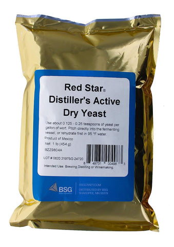 Red Star DADY Distillers Yeast 1lb