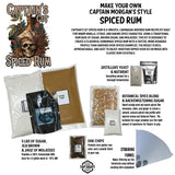 CAPTAIN'S CUT Spiced Rum Recipe Kit, 5 Gallon