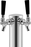 3" Stainless Steel Double Draft Tower - Chrome Faucets