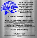 GasketLube FG – Food Grade Non-Silicone Lubricant for O-Rings, Gaskets & Seals