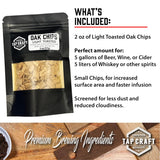 Oak Chips - Light Toast - 2oz