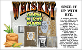 Complete Cracked Corn & Malted Rye Whiskey Mash & Fermentation Kit