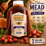 One Gallon Honey Rhodomel (Rose) Mead Recipe Refill Kit