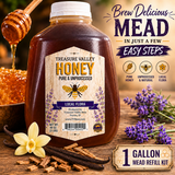 One Gallon Oak and Vanilla Honey Mead Recipe Refill Kit