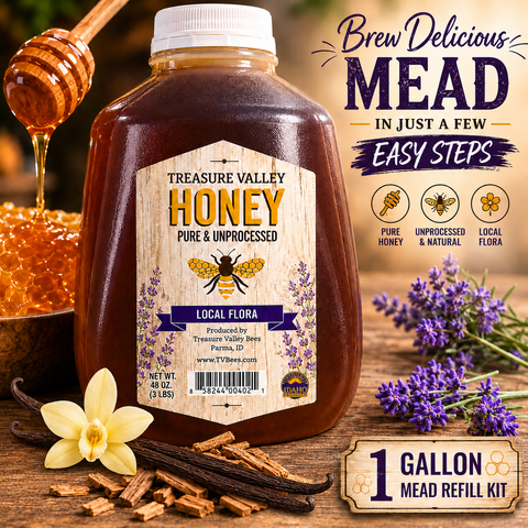One Gallon Oak and Vanilla Honey Mead Recipe Refill Kit