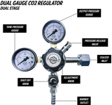 TapCraft Dual Gauge Co2 Regulator w/ Valve & Barb