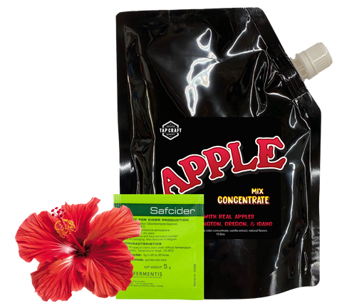 One Gallon Hard Hibiscus Apple Cider Refill Kit