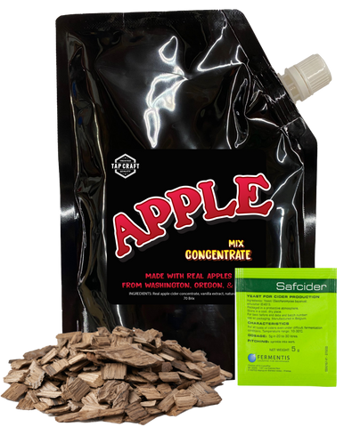 One Gallon Hard Oaked Apple Cider Refill Kit