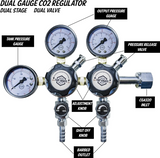 TapCraft Dual Body Regulator w/ 2 Shutoff Valves