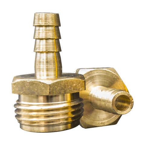 Male Garden Hose Thread (GHT) x 3/8" Barb Fitting