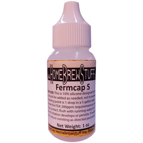 FermCap S - Homebrew Beer Anti-Foam Inhibitor - 1oz Size