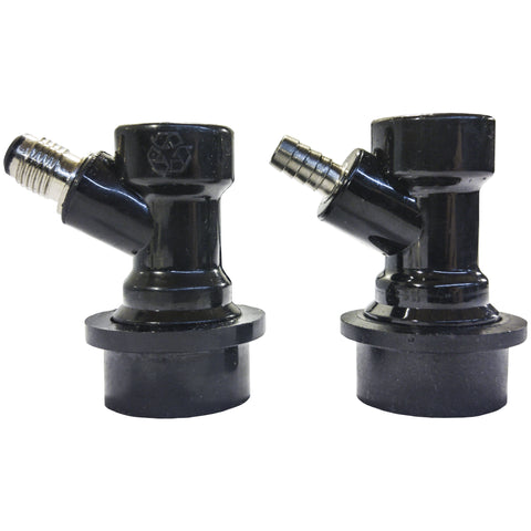 Liquid Side Ball Lock Fitting - Barbed or  Flared