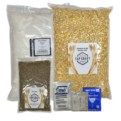 Complete Cracked Corn & Malted Rye Whiskey Mash & Fermentation Kit