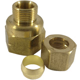 1/2" FPT x 3/8" Compression Fitting