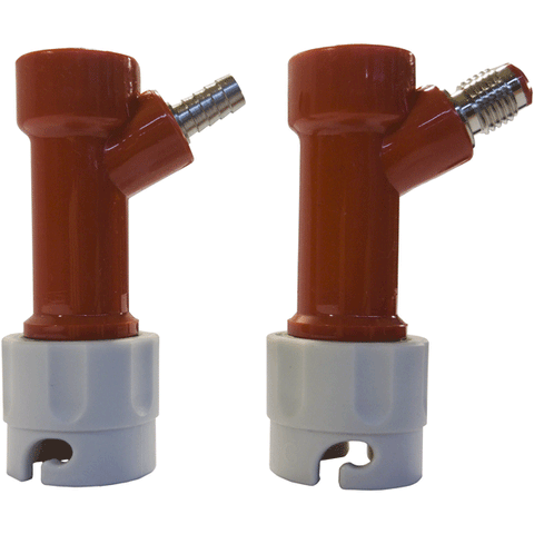 Gas Side Pin Lock Fitting - Barbed or Flared