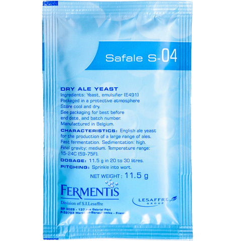 Safale S-04 Dry Ale Yeast