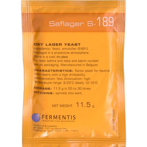 Saflager S-189 Swiss Lager Yeast