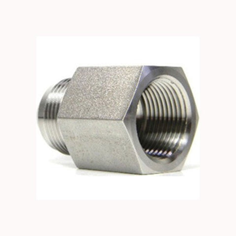 Stainless Steel Reducing Coupler For Chugger Center Pumps (3/4" FPT x 1/2" MPT threads)