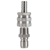 TAPCRAFT Stainless Steel Quick Disconnect Set 1/2" NPT